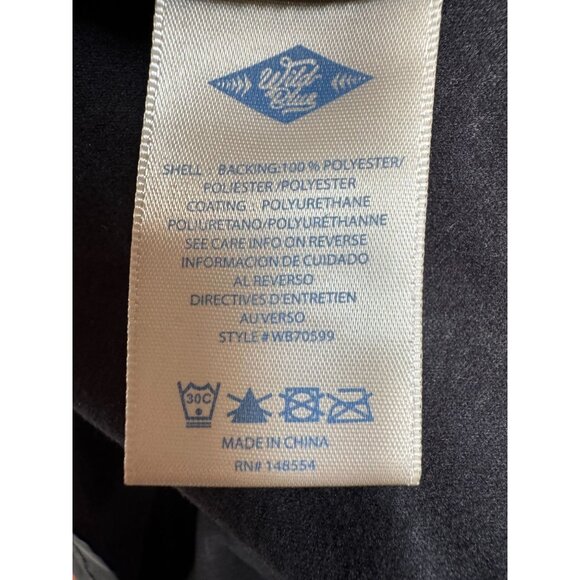 Sadie Robertson Collection Womens Black Faux Leather Mini Skirt Wild Blue Medium - Picture 12 of 16